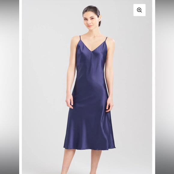 Natori Glamour Gown Midnight Navy XL - Picture 3 of 4